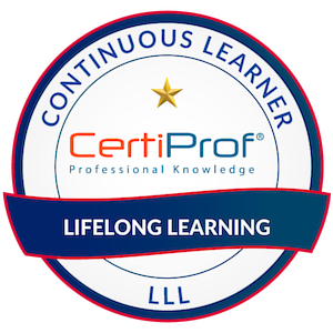 This badge has been issued to the candidates who have demonstrated their unwavering commitment to lifelong learning, which is vitally important in today's ever-changing and expanding digital world. It also identifies the qualities of an open, disciplined, and constantly evolving mind, capable of using and contributing knowledge to develop a more equal and better world.